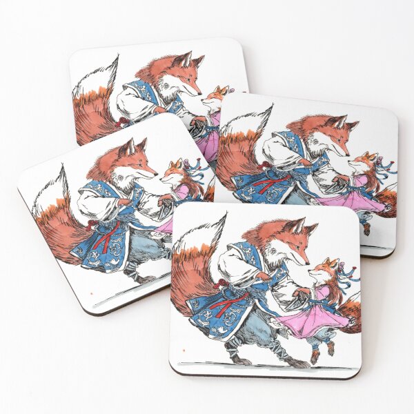 Item preview, Fox Family Dance designed and sold by Scribbles & Doodles by Jinx.