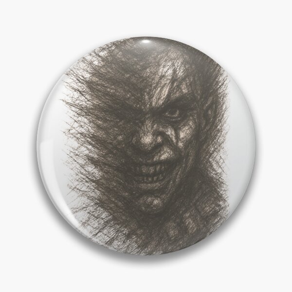 Item preview, Scary clown sketch work designed and sold by CempaArt.