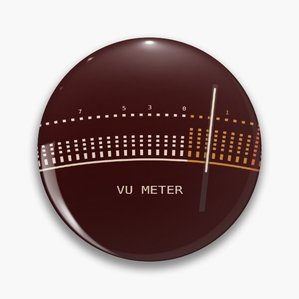 Artikelvorschau, Minimalistische Retro-VU-Meter-Grafik entworfen und verkauft von KiwiRider.