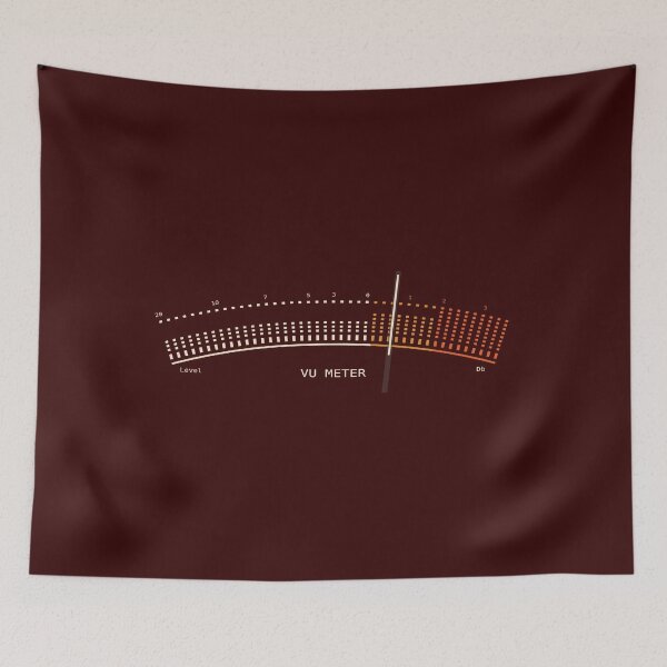 Item preview, Minimalist Retro VU Meter Graphic designed and sold by KiwiRider.