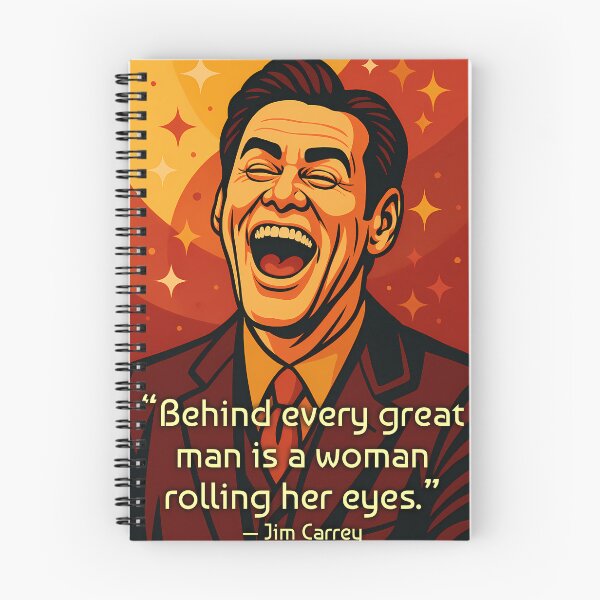 Item preview, Funny quote by Jim Carrey designed and sold by eebee00.