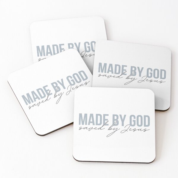 Item preview, Made by God - Saved by Jesus designed and sold by Agit.