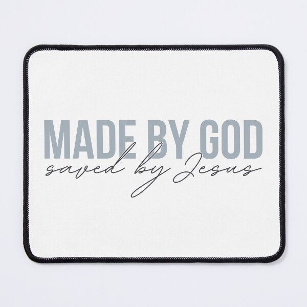 Item preview, Made by God - Saved by Jesus designed and sold by Agit.