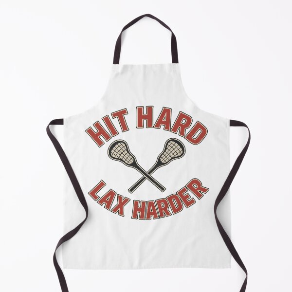 Item preview, Vintage Lacrosse – HIT HARD LAX HARDER with Crossed Sticks Design designed and sold by OTSC.