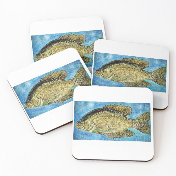 Item preview, Black Crappie watercolor fish  designed and sold by Nelkinsb.