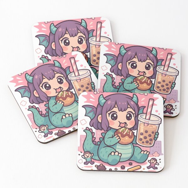 Item preview, Munch-Zilla — Kawaii Kaiju Snack Attack Tee designed and sold by Snackwear Apparel.