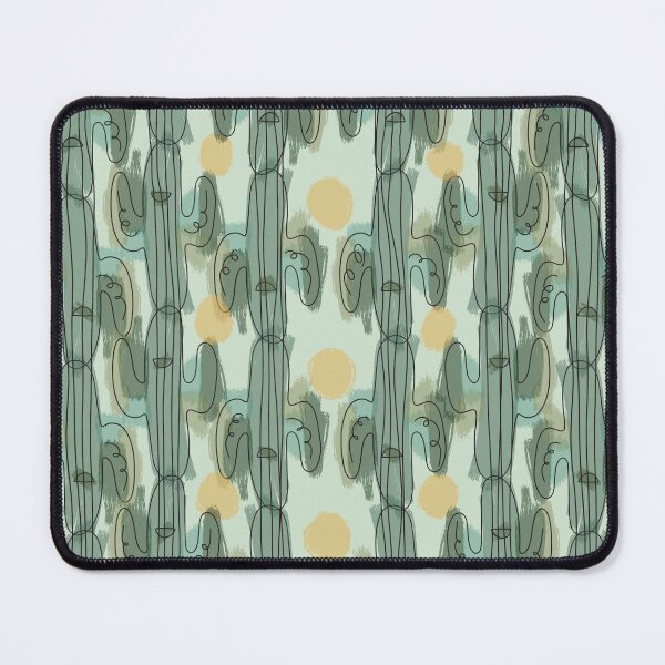 Item preview, Smiling Cactuses (green) designed and sold by Doodloom.