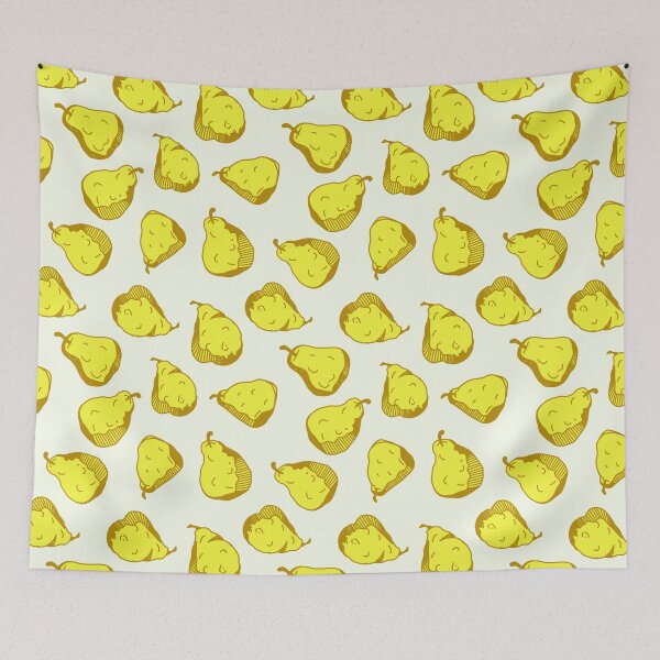 Item preview, Seamless Hand-Drawn Pear Pattern in Flat Style designed and sold by Rômulo Queiroz.