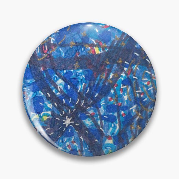 Item preview, Blue and Gold Starry Sky designed and sold by openeyeddreams.