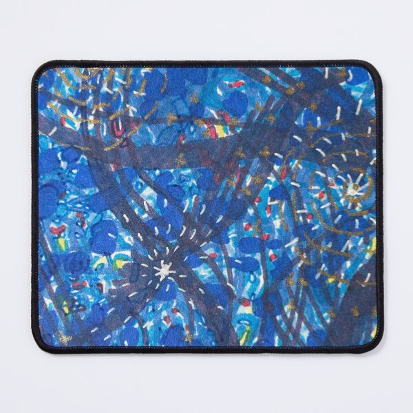 Item preview, Blue and Gold Starry Sky designed and sold by openeyeddreams.