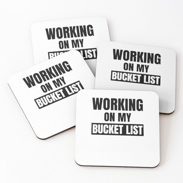 Item preview, Working on my bucket list funny bucket list achiever tourist designed and sold by snowry.