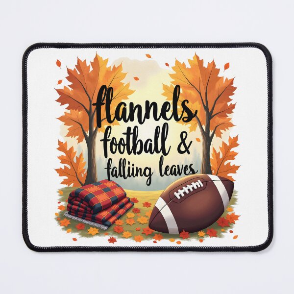 Item preview, Flannels, Football & Falling Leaves designed and sold by TheEmptyBottleStudio.