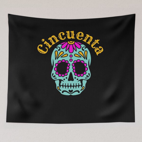 Item preview, Esqueleto de azúcar genial para la fiesta del 50 cumpleaños español de Cincuenta designed and sold by snowry.