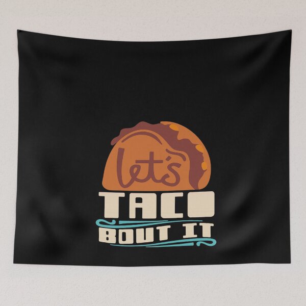 Item preview, Let’s Taco Bout It – Neon Pun Design designed and sold by Funneatlife.