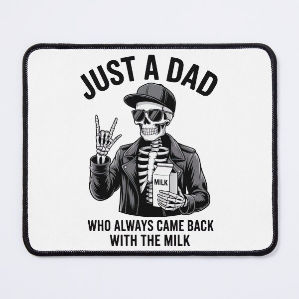 Item preview, Just a Dad Who Came Back with the Milk – Cool Skeleton Dad Graphic Design designed and sold by ARTReMi.