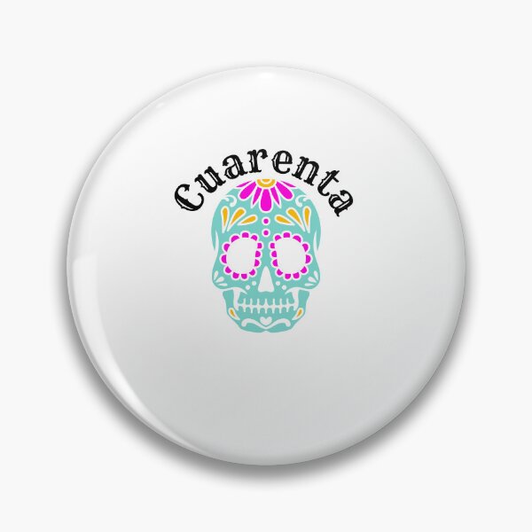 Item preview, Esqueleto de azúcar para fiesta de 40 cumpleaños español designed and sold by snowry.