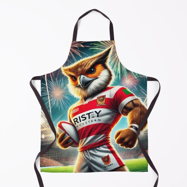 Item preview, Hull KR Rugby Mascot Design | Proud Robin in Action designed and sold by Final Whistle Art.