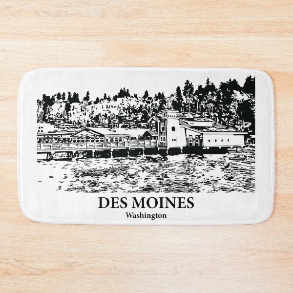 Item preview, Des Moines - Washington designed and sold by Lakeric Cityscapes.