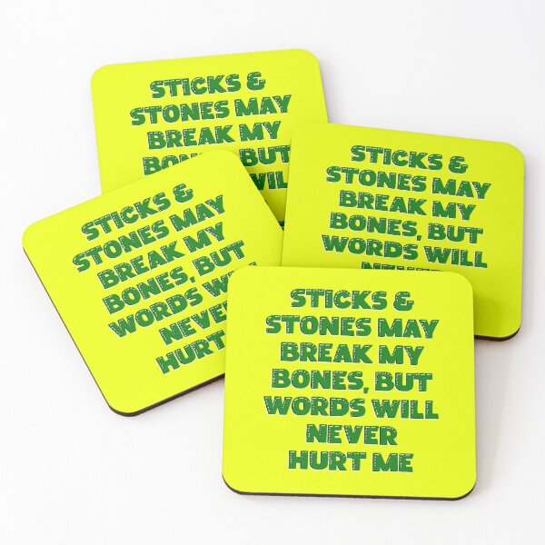 Item preview, STICKS & STONES FREE SPEECH  designed and sold by KateVanFloofno1.