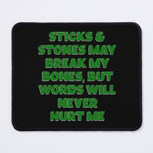 Item preview, STICKS & STONES FREE SPEECH  designed and sold by KateVanFloofno1.