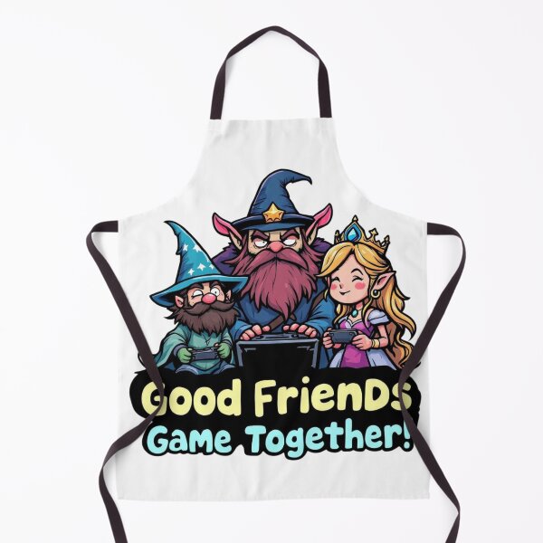 Item preview, Good Friends Game Together – Fantasy Gaming Squad designed and sold by SwedishValhalla.