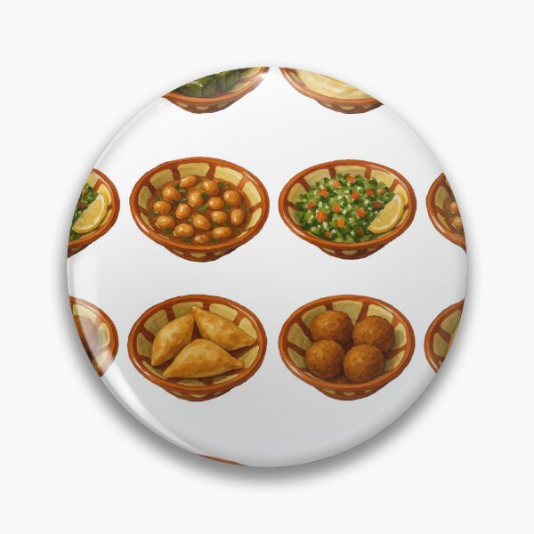 Item preview, Lebanese food mezze table dishes designed and sold by leilazarus.