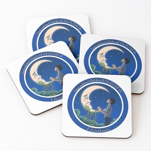 Item preview, The moon told me to plant it. I blame her. designed and sold by Paws and Ink Art.