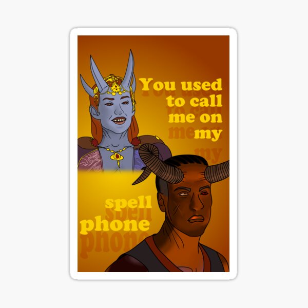 Item preview, You used to call me on my spell phone (Various Products) designed and sold by AioliBorealis.
