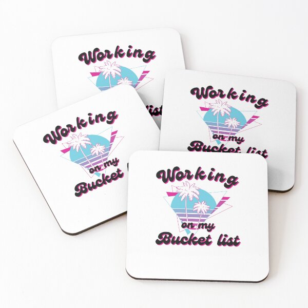 Item preview, Working on my bucket list vintage funny beach vacation humor designed and sold by snowry.