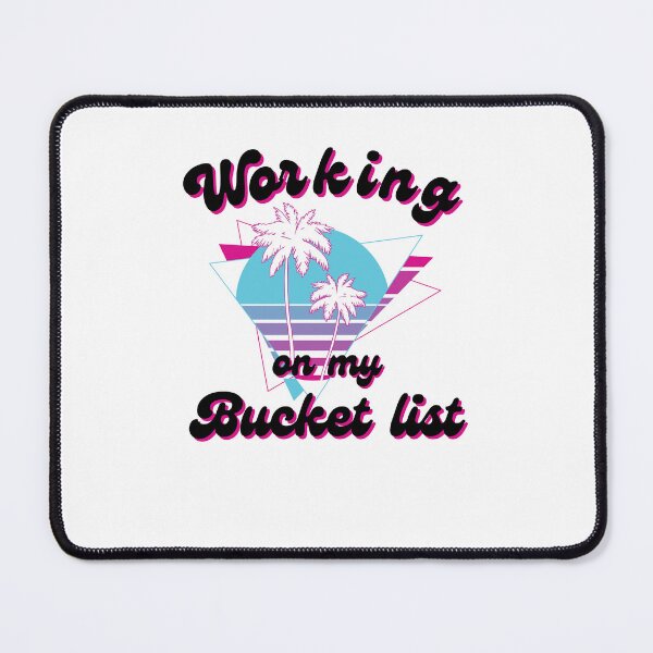 Item preview, Working on my bucket list vintage funny beach vacation humor designed and sold by snowry.