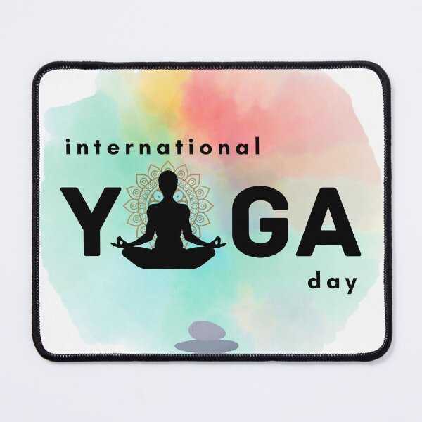 Item preview, International Yoga Day T shirt designed and sold by Shunukshi.