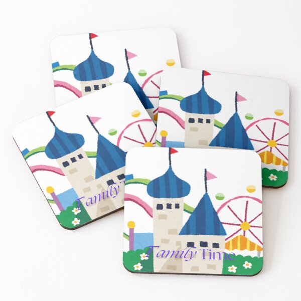 Item preview, Family Time – Whimsical Castle & Theme Park Joy designed and sold by TeutaDesings.