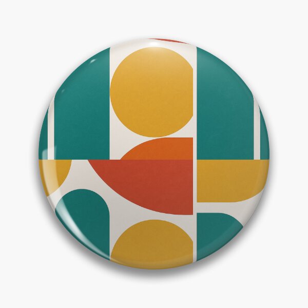 Item preview, Mid-Century Geometry – Modern Retro Color Block Design designed and sold by Artitude Studio.