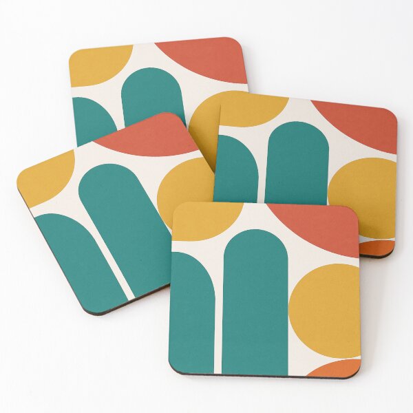 Item preview, Mid-Century Geometry – Modern Retro Color Block Design designed and sold by Artitude Studio.