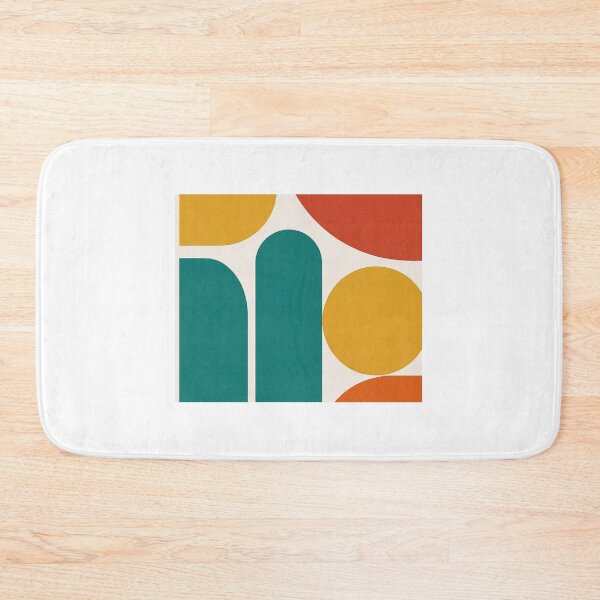 Item preview, Mid-Century Geometry – Modern Retro Color Block Design designed and sold by Artitude Studio.