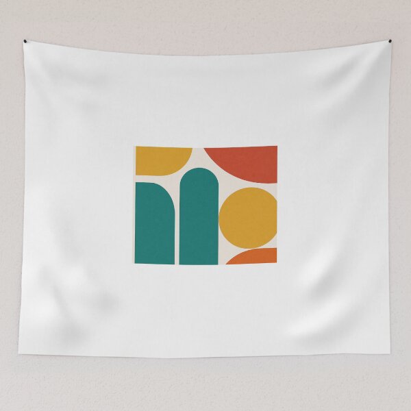 Item preview, Mid-Century Geometry – Modern Retro Color Block Design designed and sold by Artitude Studio.