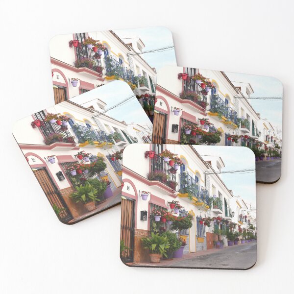 Item preview, Estepona’s Painted Street: A Symphony of Flowers and Light designed and sold by Bright-Moonrise.