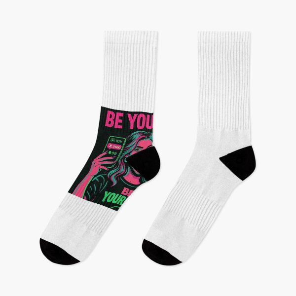 Item preview, Be Yourself (But Only If It Gets Likes) – Satirical Social Media Art designed and sold by Artitude Studio.