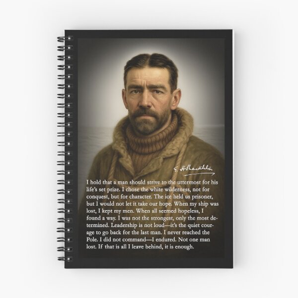 Item preview, Ernest Shackleton – Heroic Antarctic Explorer designed and sold by Daniel Hagerman.