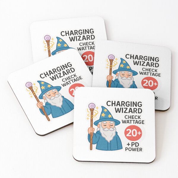 Item preview, Charging wizard - Geek sticker  designed and sold by Taika Tori Art .