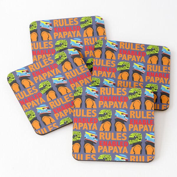 Item preview, Papaya Rules Enabled designed and sold by ZooStateofMind.