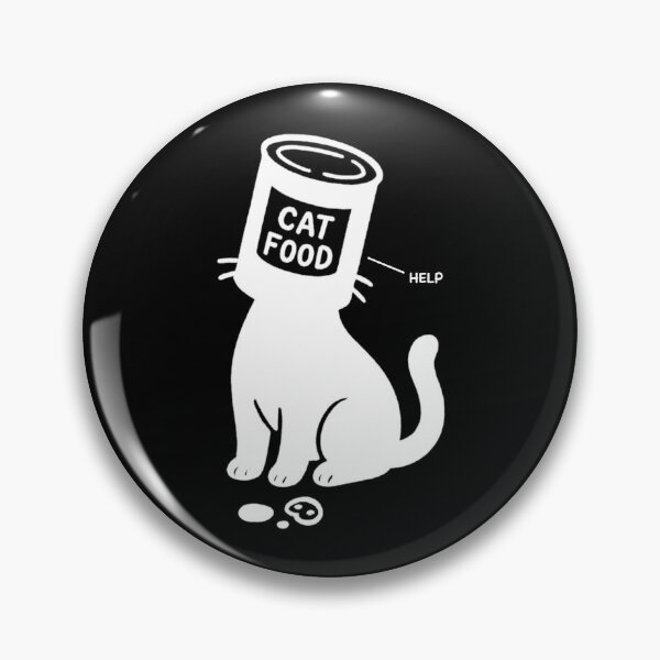 Artikelvorschau, Cat Food Crisis – Kawaii Cat with Can Stuck entworfen und verkauft von Neonyx2020.