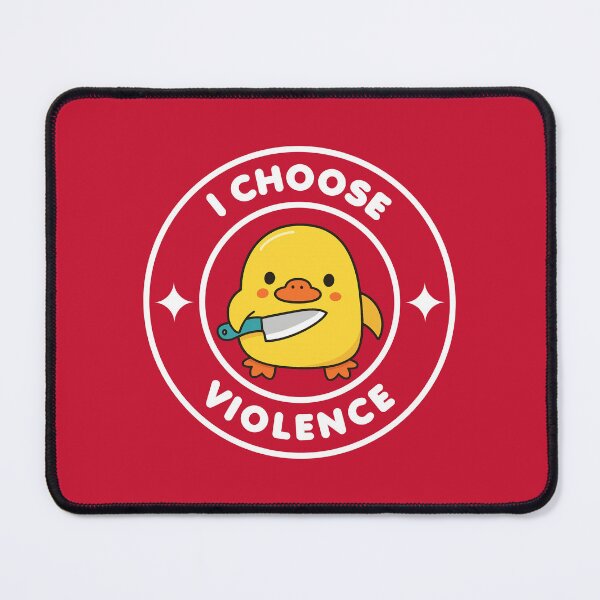 Item preview, I Choose Violence Funny Duck #8 designed and sold by SalahBlt.