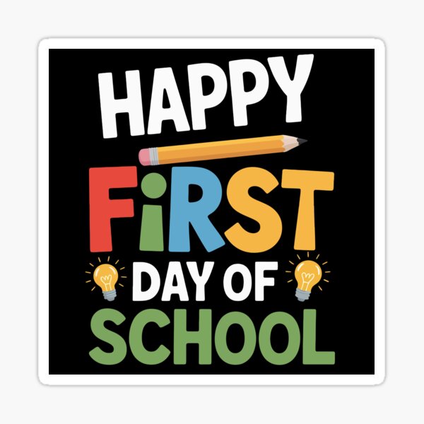 Item preview, Happy First Day of School designed and sold by jkrphoto.