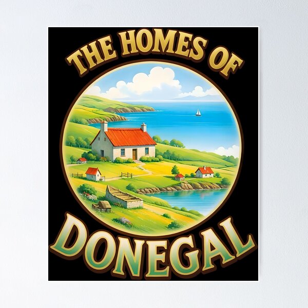 Item preview, The Homes Of Donegal Ireland designed and sold by OliDesigns.