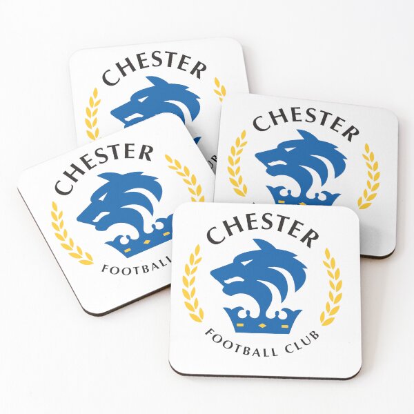 Item preview, Chester FC Retro Football Art – Blue & White Vintage Design designed and sold by Final Whistle Art.