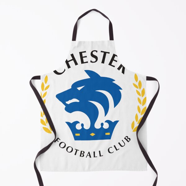 Item preview, Chester FC Retro Football Art – Blue & White Vintage Design designed and sold by Final Whistle Art.