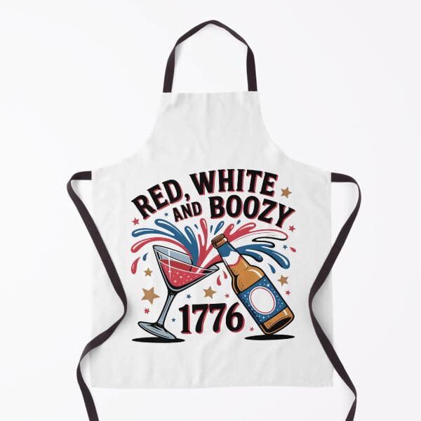 Item preview, Red White and Boozy 1776 - Fourth of July Party Drinking Digital Design designed and sold by AnnDesignStudio.