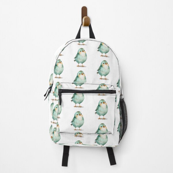 Item preview, Chonky Cute Round Green Bird designed and sold by PaperieJennifer.