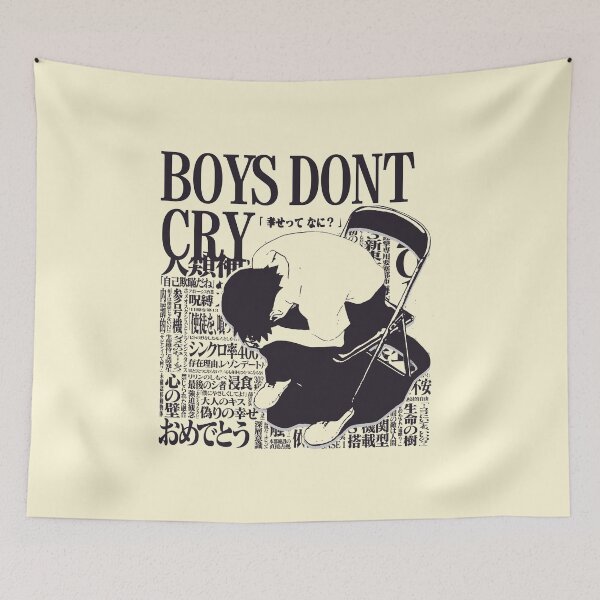 Item preview, Neon Genesis Evangelion Shinji Ikari Boys Dont Cry designed and sold by yvotyArt.